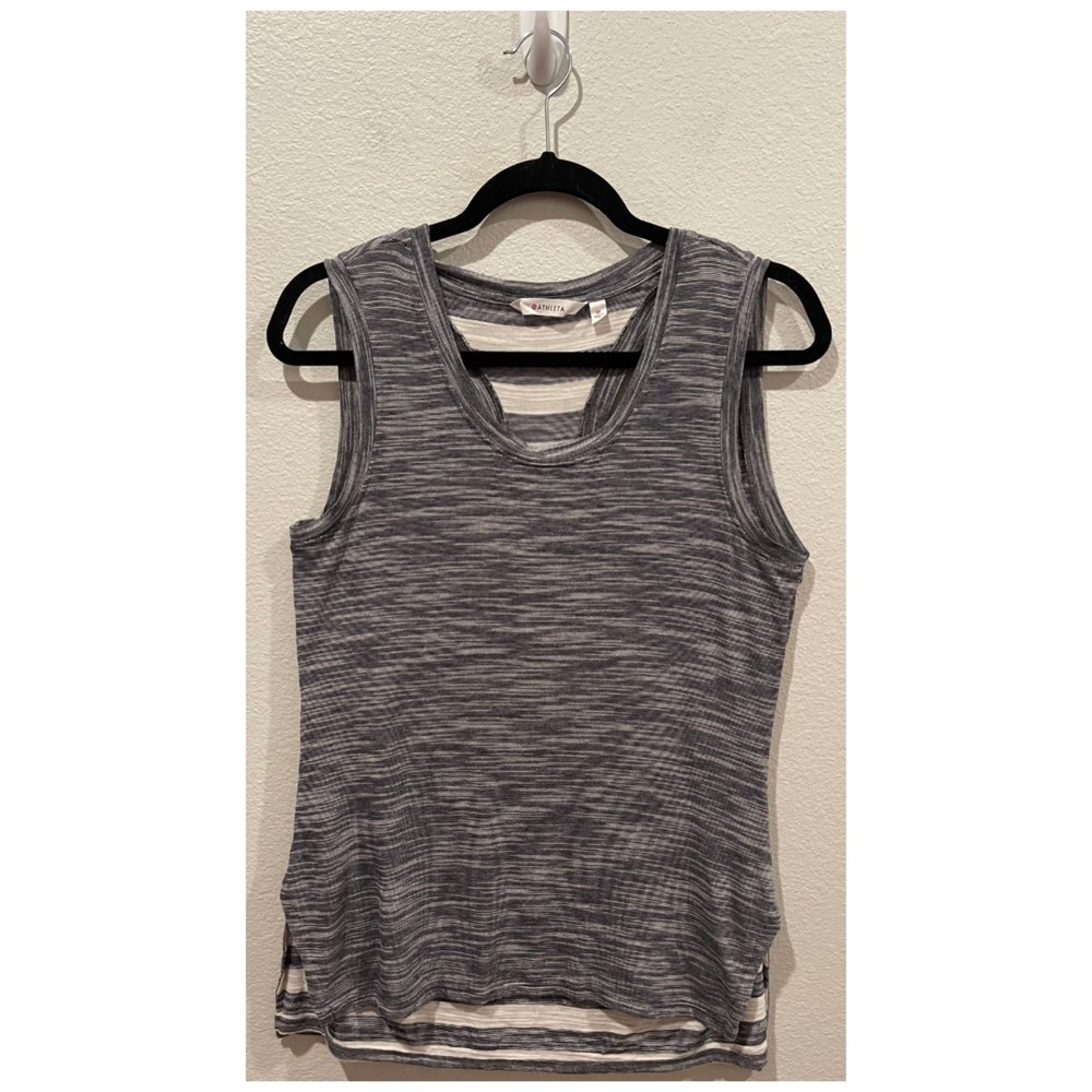 ATHLETA Coronado Hi-Lo Racerback Layered Tank Top